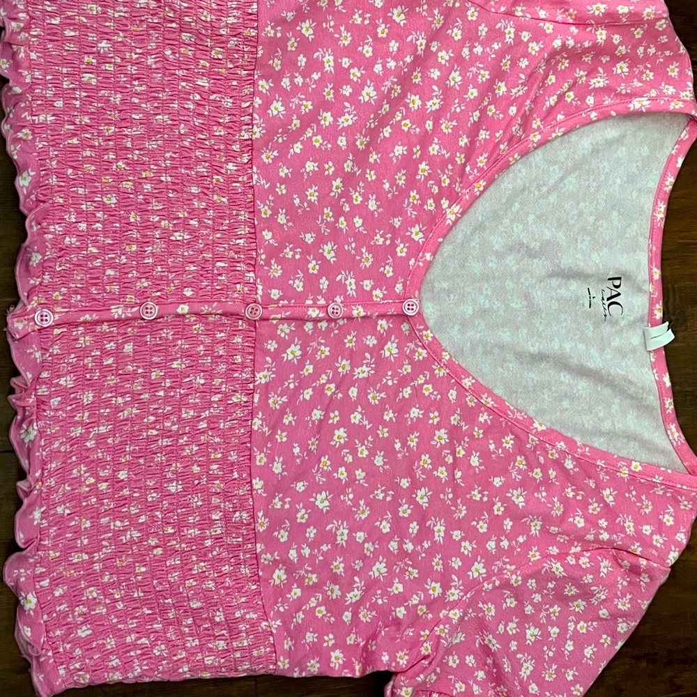 pacsun pink blouse